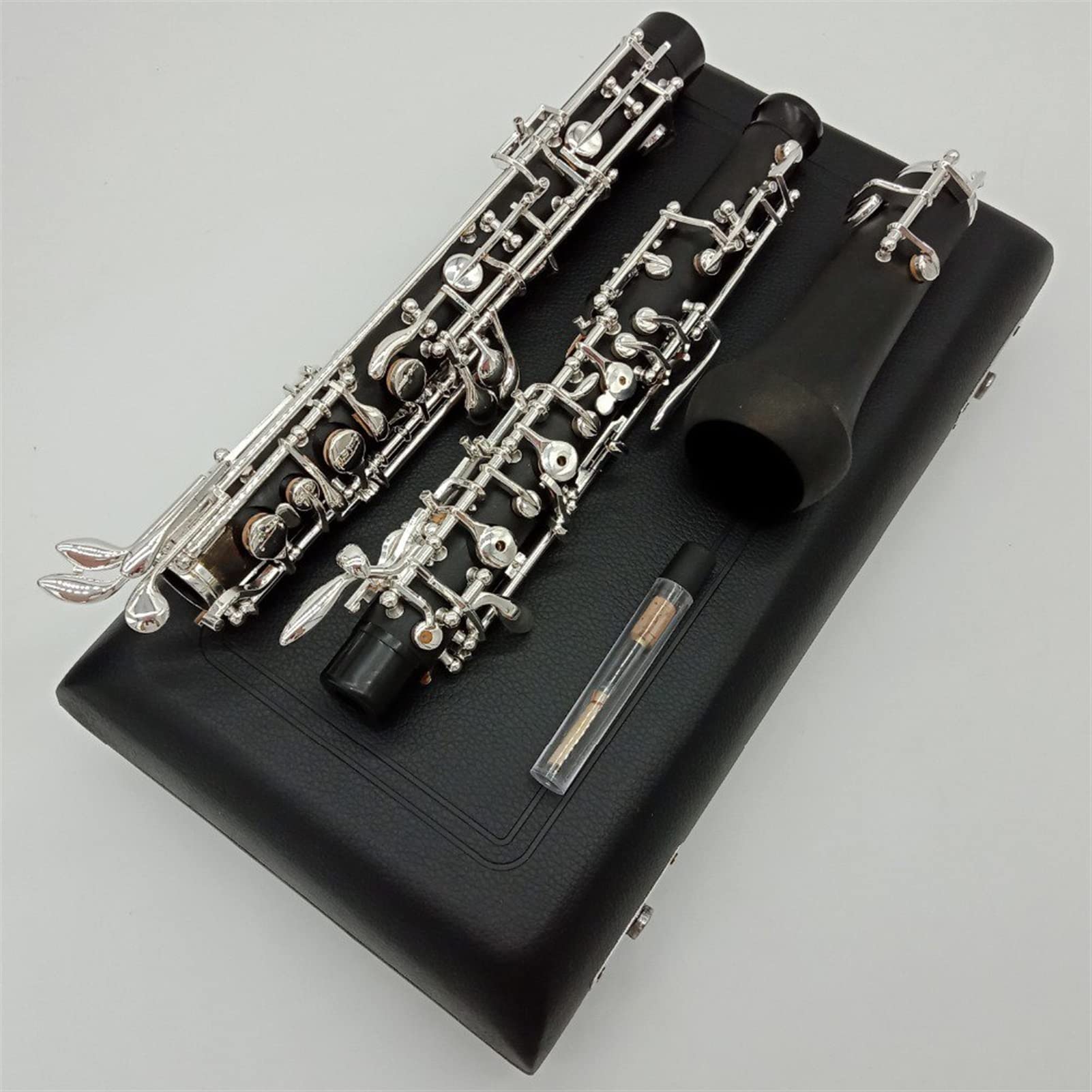 Strumento Oboe Oboe Professional Bakelite Student Oboe C Key Musical Struments con Accessori per Anelli di Custodia Principiante di Oboe