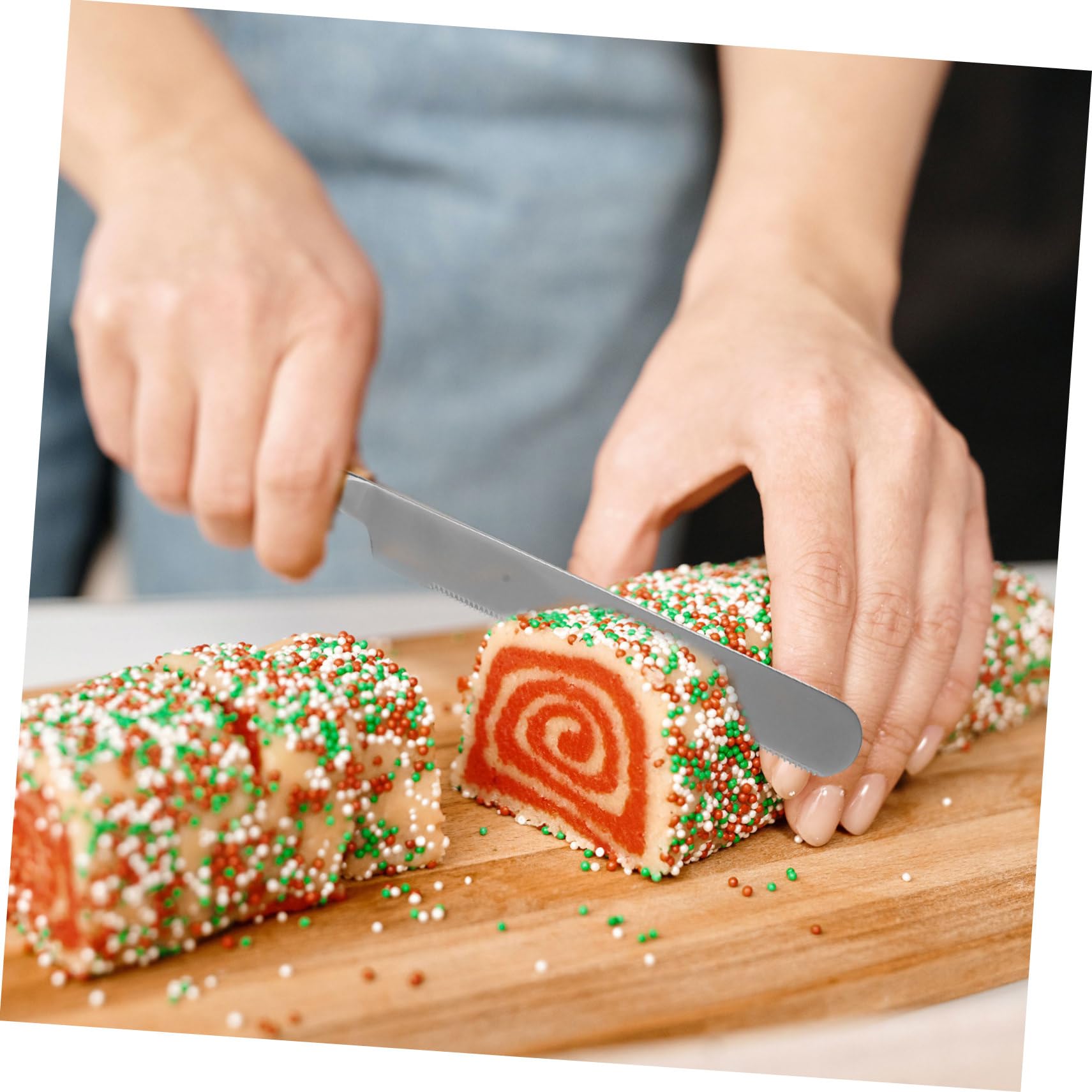 Tortenschneider und Servierset mit Hoher Härte Edelstahl 12 Zoll Modernes Design Praktisches Backzubehör für Kuchen und Pizza für Zuhause und Feierlichkeiten