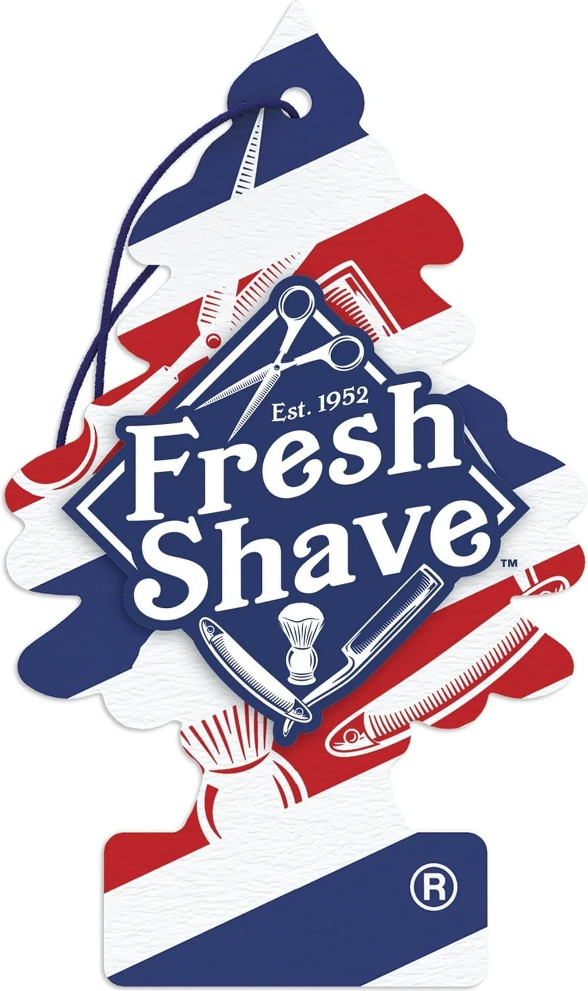 Little Trees Car Air Freshener 6-Pack (Fresh Shave)