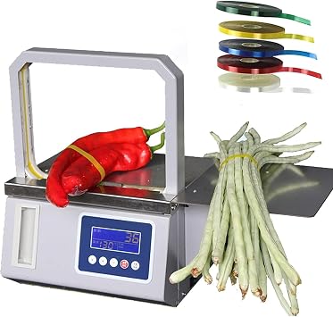 Automatic Bundling Machine Strapping Machine Automatic Tape Strapping Machines Photoelectric Induction Vegetable Tyingmachine for 12mm Tape Bundling