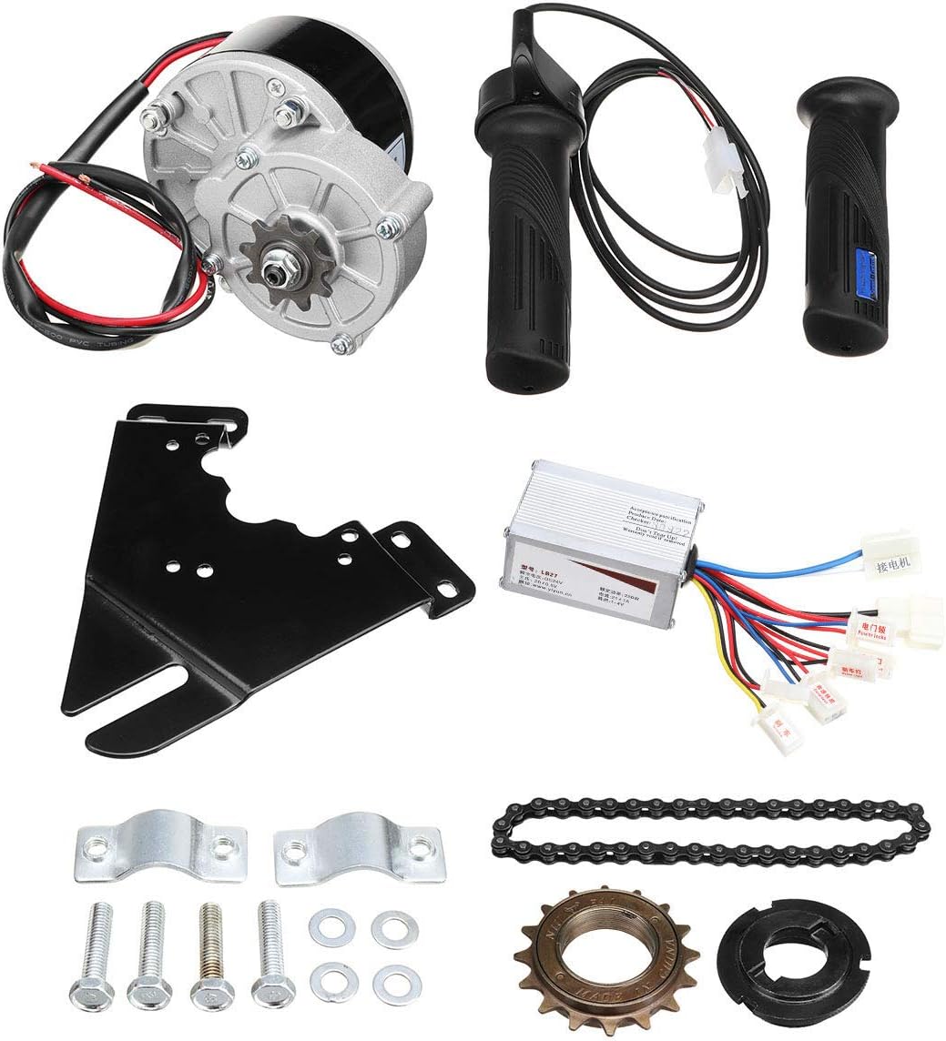 Casinlog 24V 250W Electric Bike Motor Conversion Kit Electric Bike Hub Motor Controller for 20-28 Electric Bike