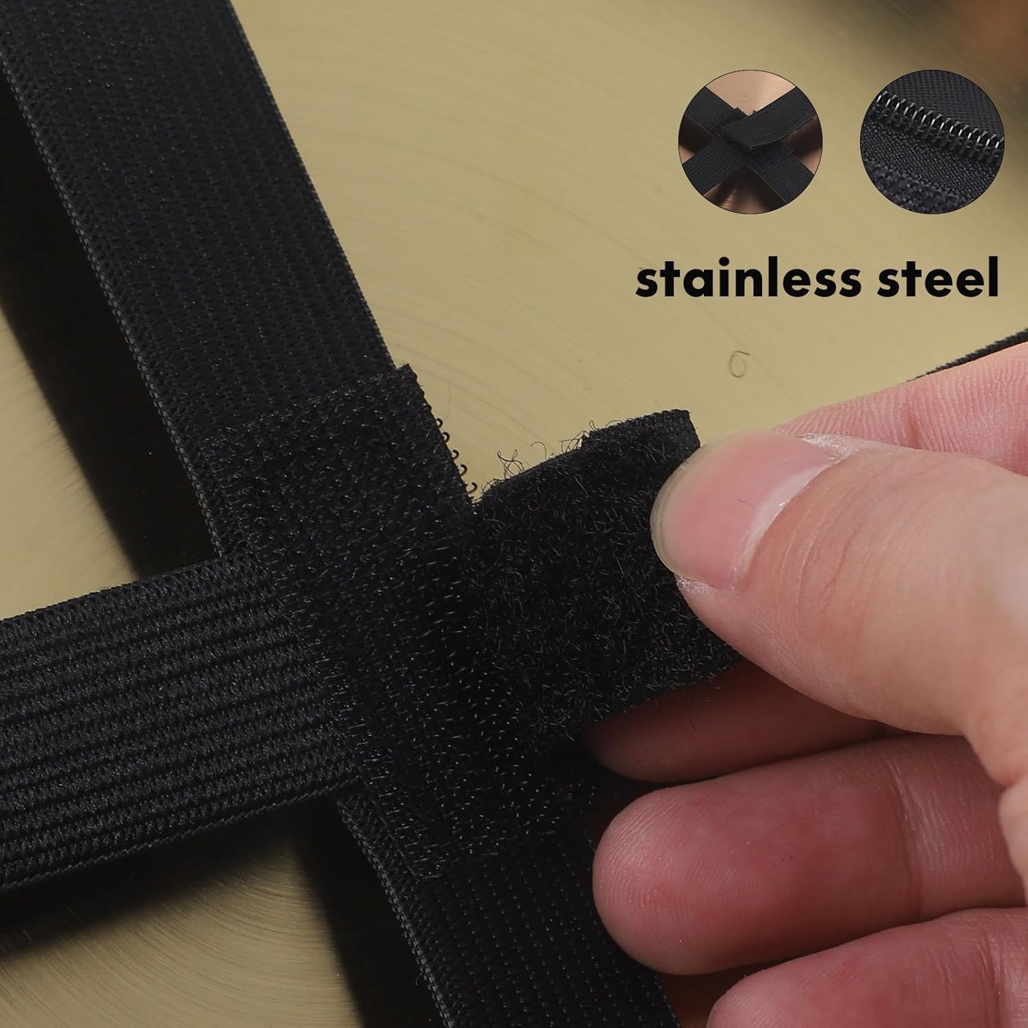 Lurrose Stainless Steel Camping Cutlery Set with Case, 10pcs Portable Outdoor Flatware Kit Including Fork, Knife, Spoon for Hiking, Picnic, Travel, Sturdy Camp Tableware