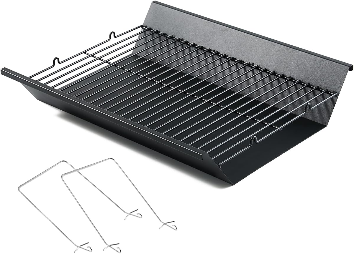 810-0025 Charcoal Tray Grill Replacement Parts for Nexgrill Ash Pan Grill Parts 20003172A0 Ash Catcher Tray Nexgrill Charcoal Basket Fire Pan 8100025 Smoker Tray Grill Accessories Charcoal Holder