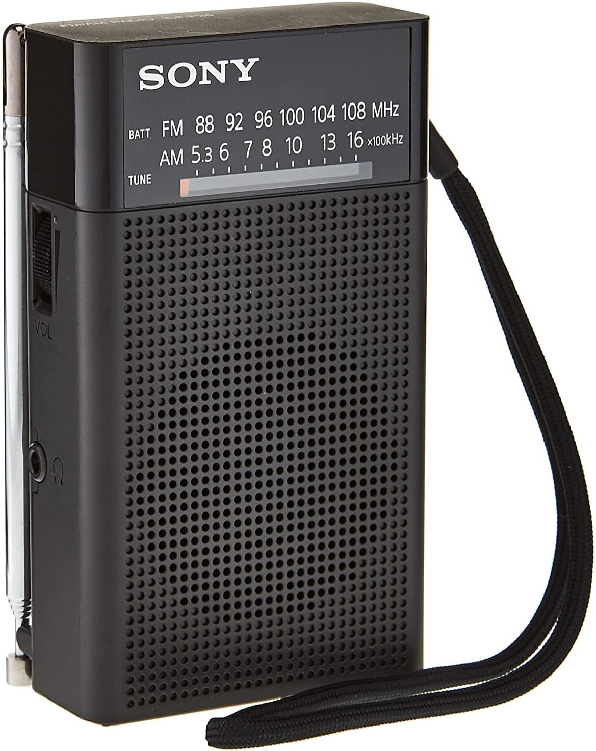 ICFP26 Portable AM/FM Radio,Black, Sony ICF-P26