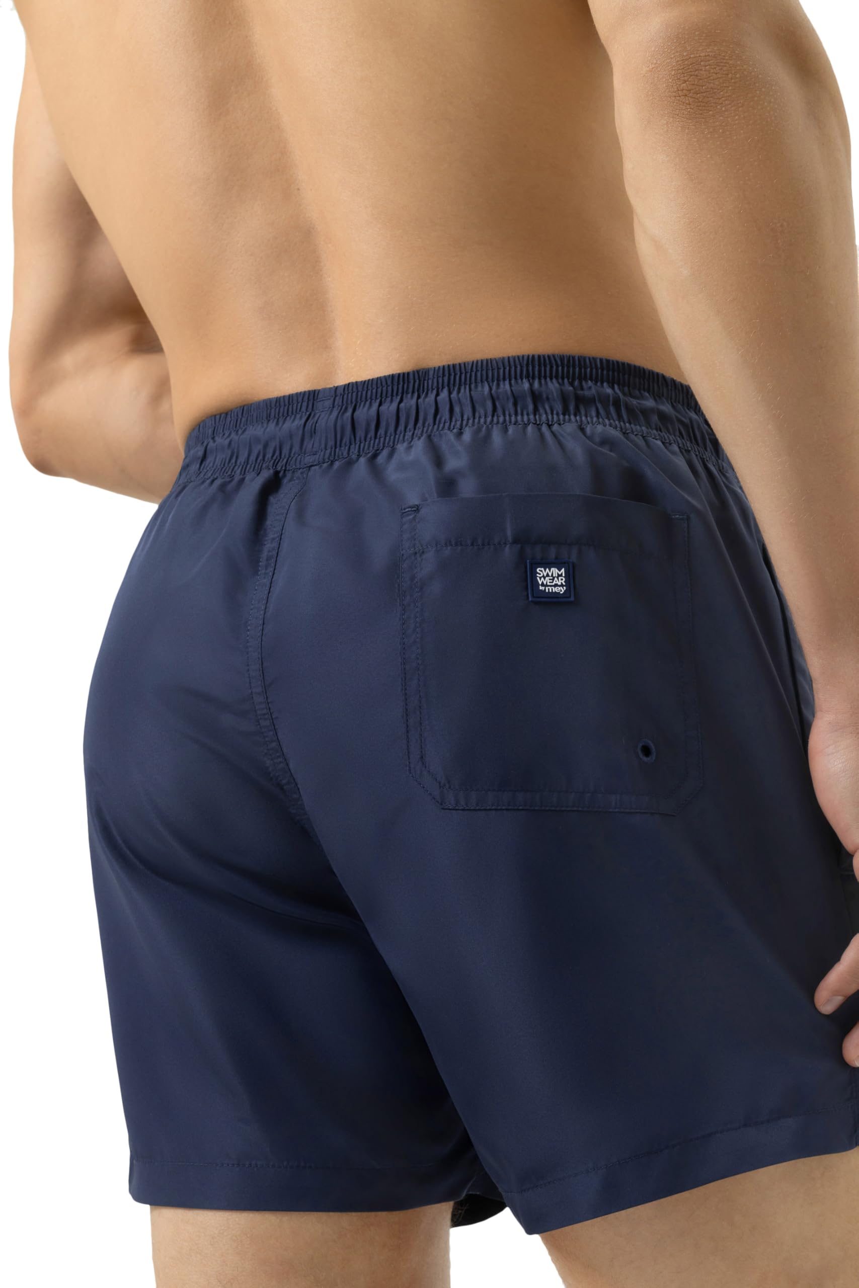 Mey Herren Badeshort: Elastischer Bund mit Kordelzug, Seitliche Eingrifftaschen, Meerwasserresistent, Leichte, schnell trocknende Stoffqualität, Bequeme Passform, Serie Light and Free
