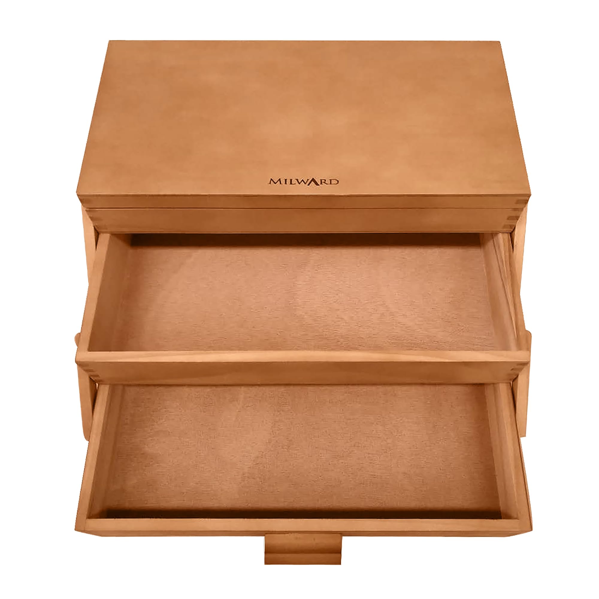 Milward Kiefernholz Cantilever Craft Hobby Nähen Aufbewahrungsbox, Holz