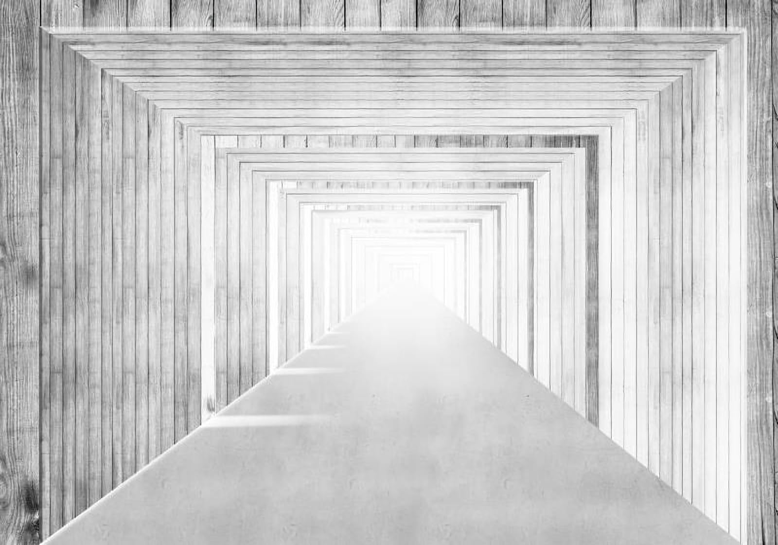 Papier peint panoramique tropical noir et blanc sur mesure pour mur de bar