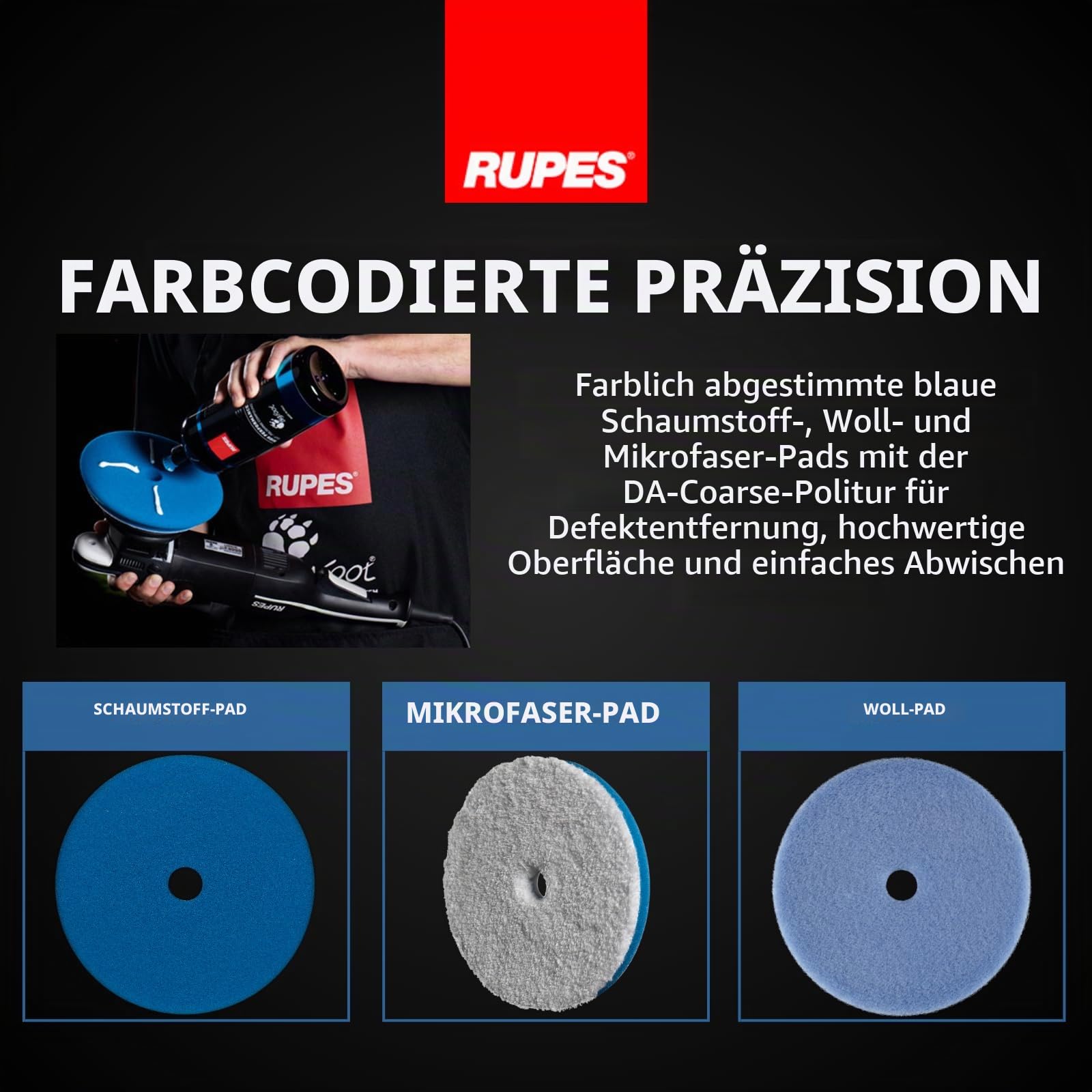 Optimum Versiegelungen Rupes Bigfoot DA Coarse Politur - High Performance Extra Cut Compound Gel - 1.000ml (coarse)