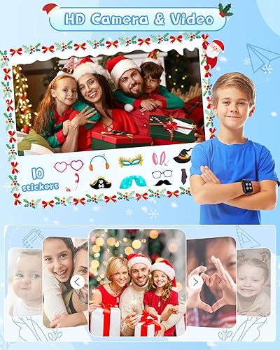 Miniatura 5 de Reloj inteligente para niños con IP67 resistente al agua 26, juego de rompecabezas de 1.44 pulgadas, pantalla táctil, cámara de video, música,