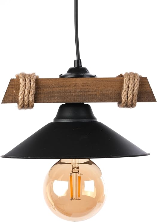 megüsa Single Black Pendant Lamp Chandelier Hat Pendant Lamp Modern Design Black