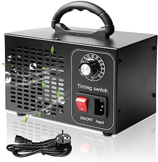 Generador de ozono 60000 mg/h: dispositivo de ozono características eficiente purificador de aire de ozono desinfección, función de purificador de aire automático de ozono industrial, temporizador