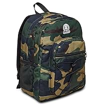 Invicta Zaino Scuola Dial Fantasy, Verde Camouflage, Zaino Doppio Scomparto con Tasca Porta PC, Tasche Porta Borraccia e Tasca con Organizer, Maxi Capienza, Scuola, Lavoro