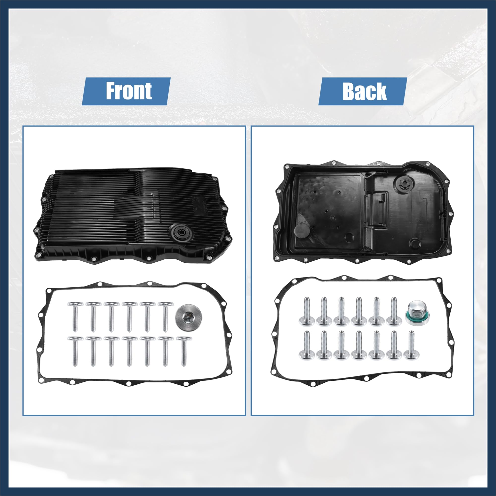 1 ensemble de carter d'huile de transmission de rechange n° 68225344AA avec boulons pour Chrysler 300 2013-2021 pour Dodge Charger Design élégant