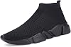 Santiro Women Slip on Sneakers Lightweight Knit Walking Casual Running Athletic Shoes