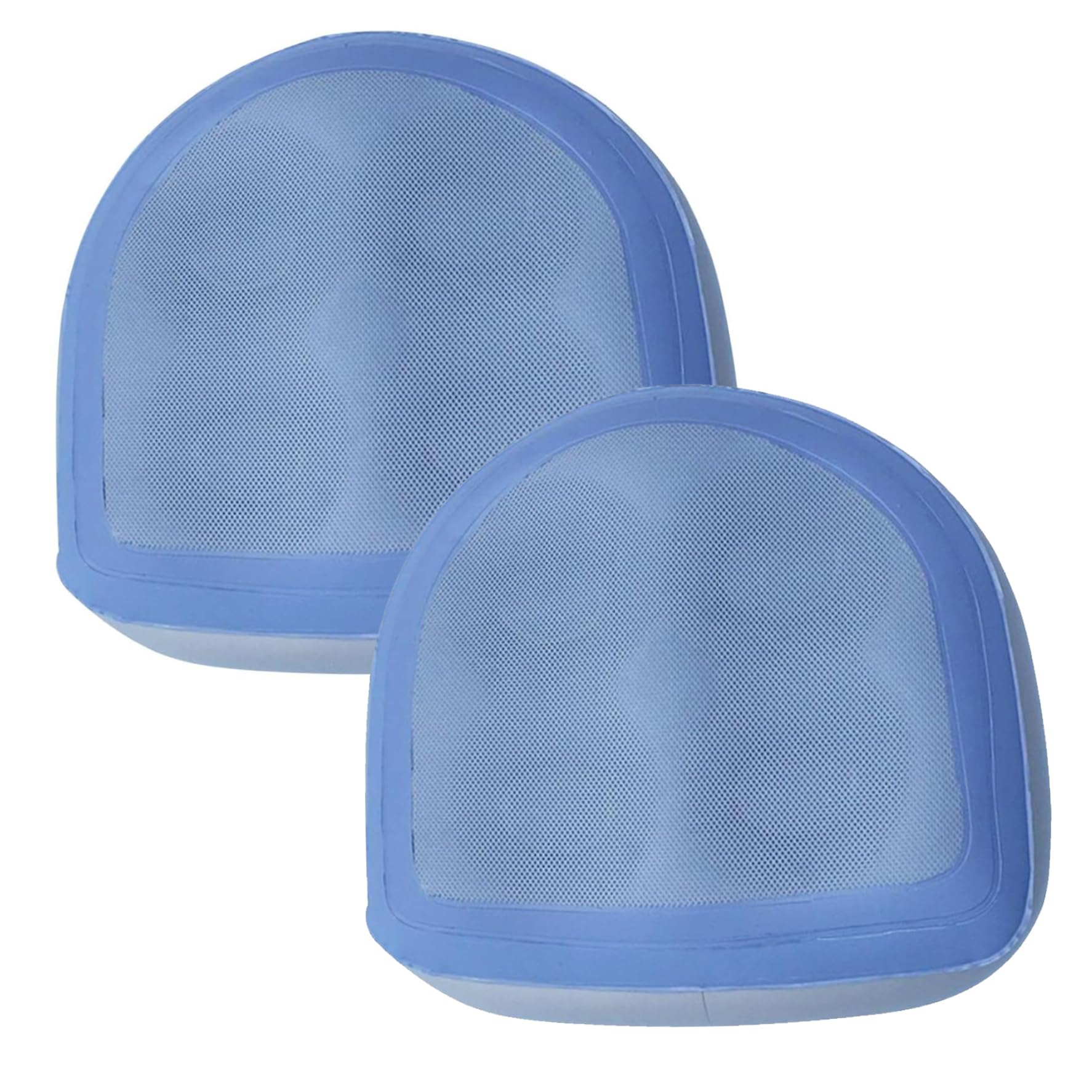 Hbbgdiy Blue Inflatable Booster Seat 2Pcs 18.5X14.6x6 Inch Spa Cushion With Suction Cups For Hot Tub Back Support Comfortable Pvc Seat Pad For Adults Kids