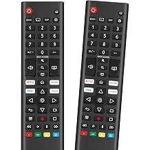 Pack of 2 for LG Smart TV Remote Control Replacement | Universal Remote Compatible with All LG LCD LED OLED UHD HDTV 3D 4K Smart TV Models - Easy Setup with 4 Shortcuts Key