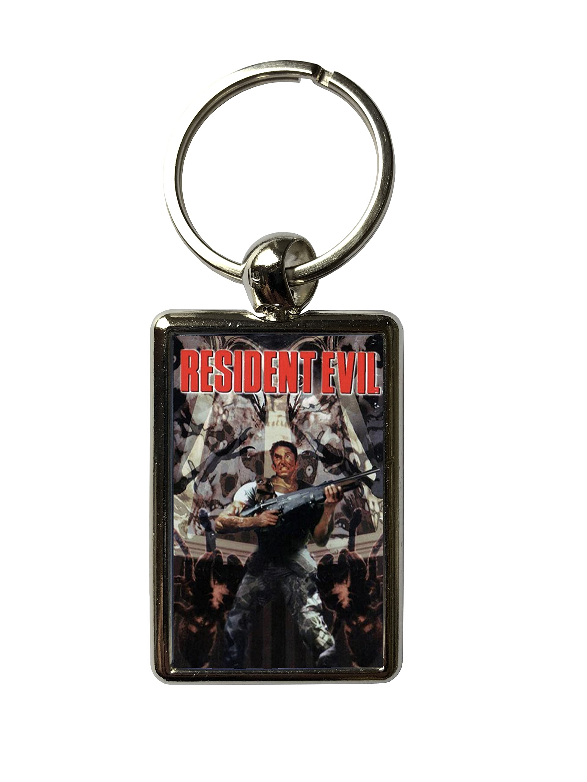 Resident Evil 1 Classic Survival Horror Metal Keyring 3 x 4.5 cm