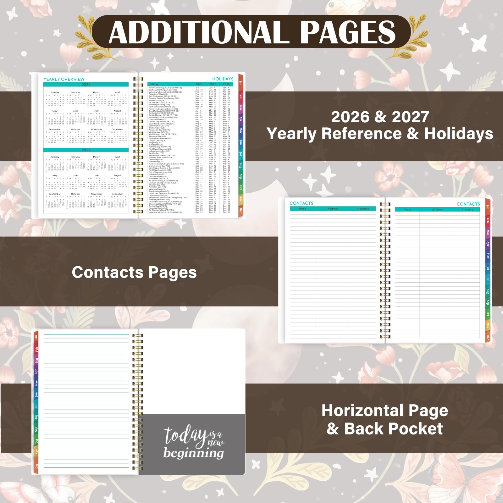 Snapklik.com : 2026 Planner - 2026 Planner Weekly And Monthly, JAN ...