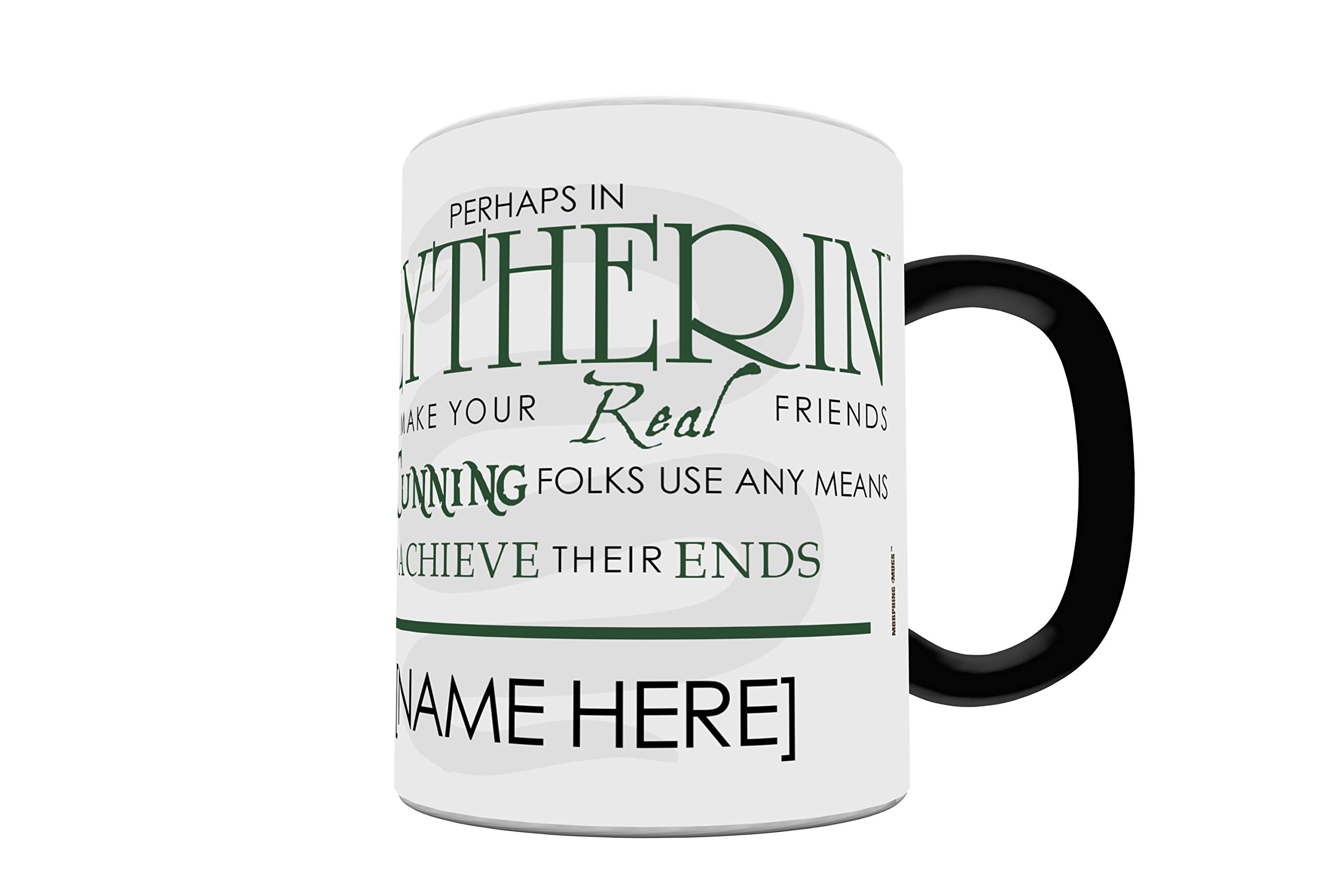 Harry Potter - Slytherin - Personalized Sorting Hat Quote - Add Your Name! - One 11 oz Color Changing Heat Sensitive Ceramic Mug – Image Revealed When HOT Liquid Is Added!