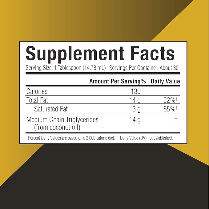 Aceite MCT KETO SCIENCE Suplemento Dietético 15 Fl Oz miniatura 2