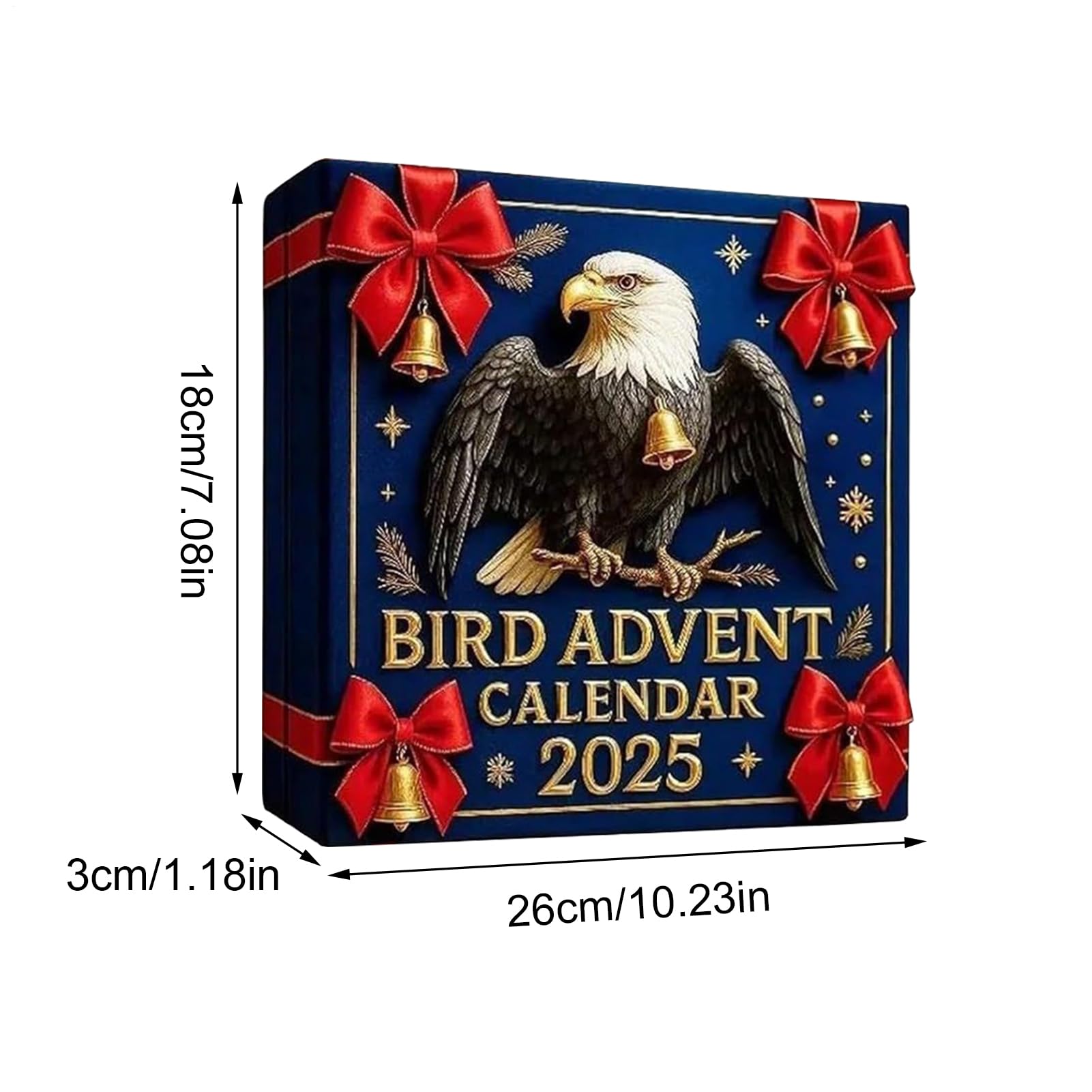 Calendario 'Avvento 2025 Ciondoli Acrilici 2D 'Avvento | Decorazioni Calendario Conto Alla Rovescia Natalizio Con Gufi Per Mensola, Scrivania, Soggiorno, Camera Da , , Bambini