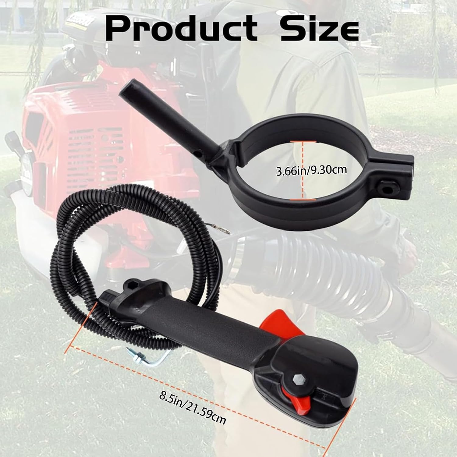 Replacement Throttle Control Assembly for Backpack Blowers Compatibility for EBZ8550, EBZ8550RH Blower Replacement