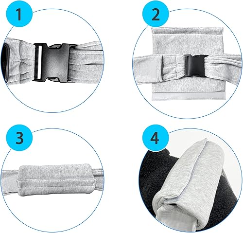 Miniatura 3 de Kanemc Transportador para perros pequeños, gatos, cachorros, mascotas de hasta 16.5 libras, cómodo soporte inferior duro, correa acolchada