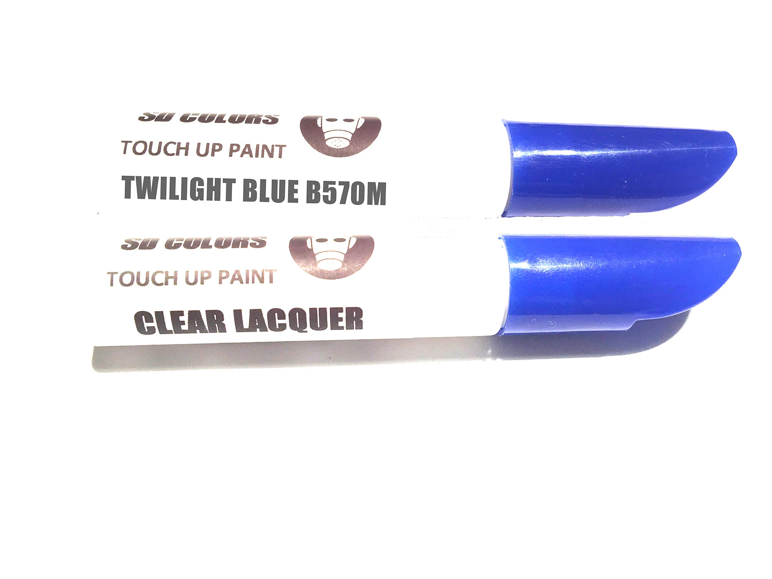 SD COLORS TWILIGHT BLUE B570M New Touch Up Paint Pen REPAIR KIT 12ML SCRATCH CHIP BRUSH COLOR CODE B570M TWILIGHT BLUE (PAINT+LACQUER)