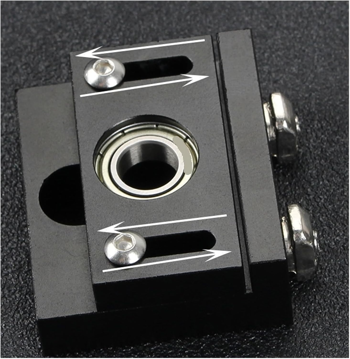 3Dプリンターパーツ アルミ製Z軸リードスクリュートップマウント Zロッドベアリングホルダー対応