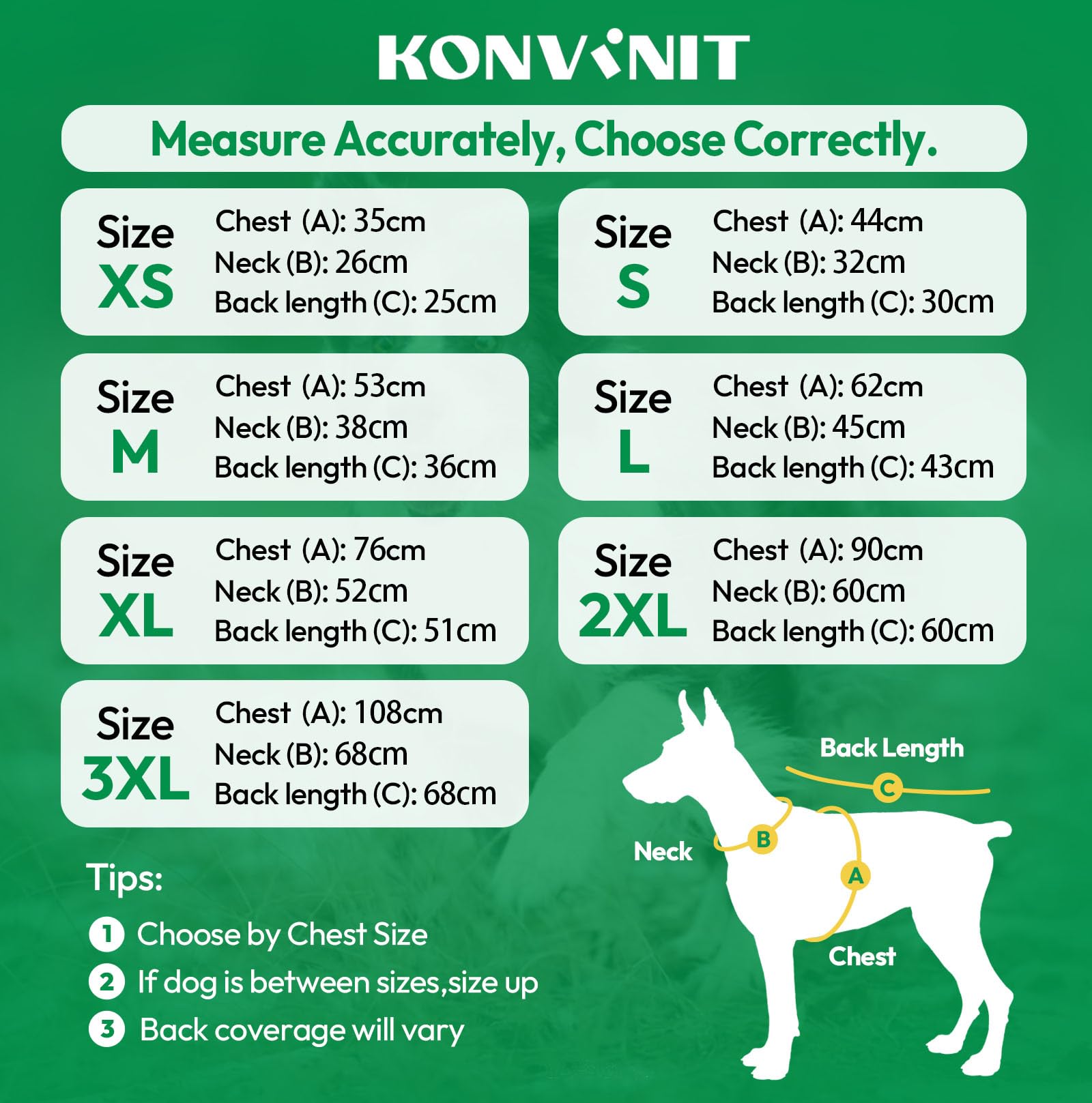 KONVINIT Veste d'hiver Chaude pour Chien - Manteau Imperméable avec Harnais pour Activités Extérieures par Temps Froid