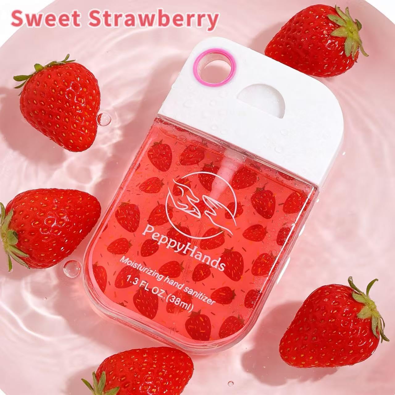 8 Pack Hand Sanitizer Spray, Spray Hand Sanitizer Travel Size With Keychain, Scented Pocket Cute Mini Pocket for Kids School Gifts for Women, Teen, Girl, 10.8 FL. OZ. 8 Scents.