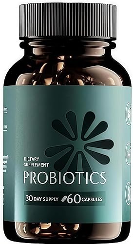 Probióticos - Probióticos para la salud digestiva - Soporte intestinal para hombres y mujeres con xilooligosacáridos, veganos y sin gluten - 60