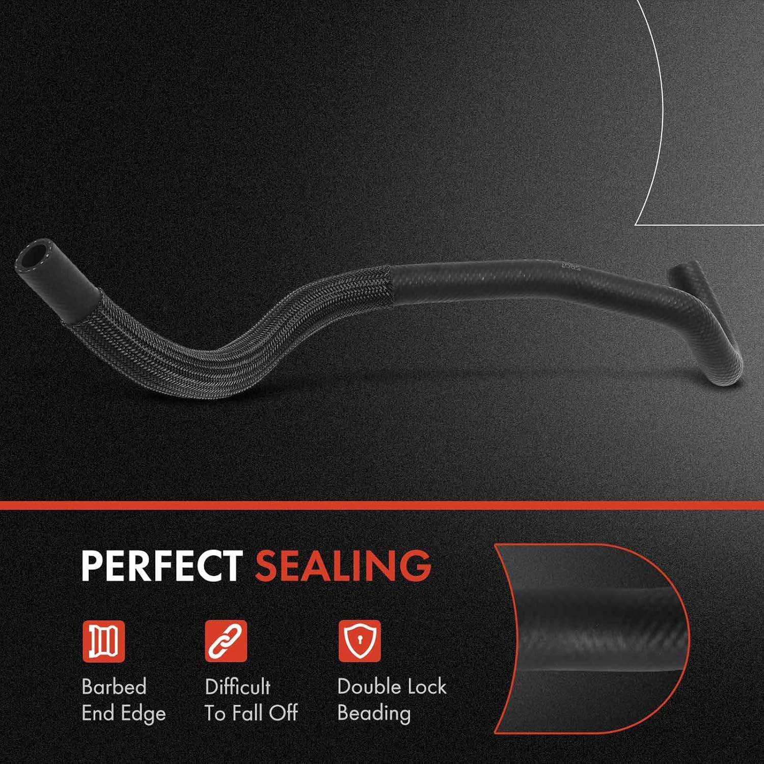 A-Premium Power Steering Reservoir/Suction Line Hose Assembly Compatible with Lexus ES350 2007-2008, 3.5L, Reservoir To Pump