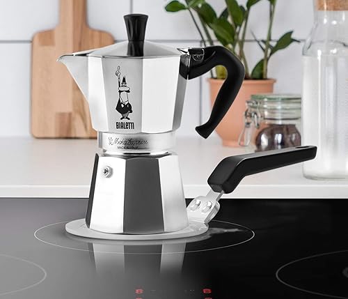Miniatura 7 de Bialetti Moka Express - Cafetera de café expreso de 6 tazas y placa de inducción