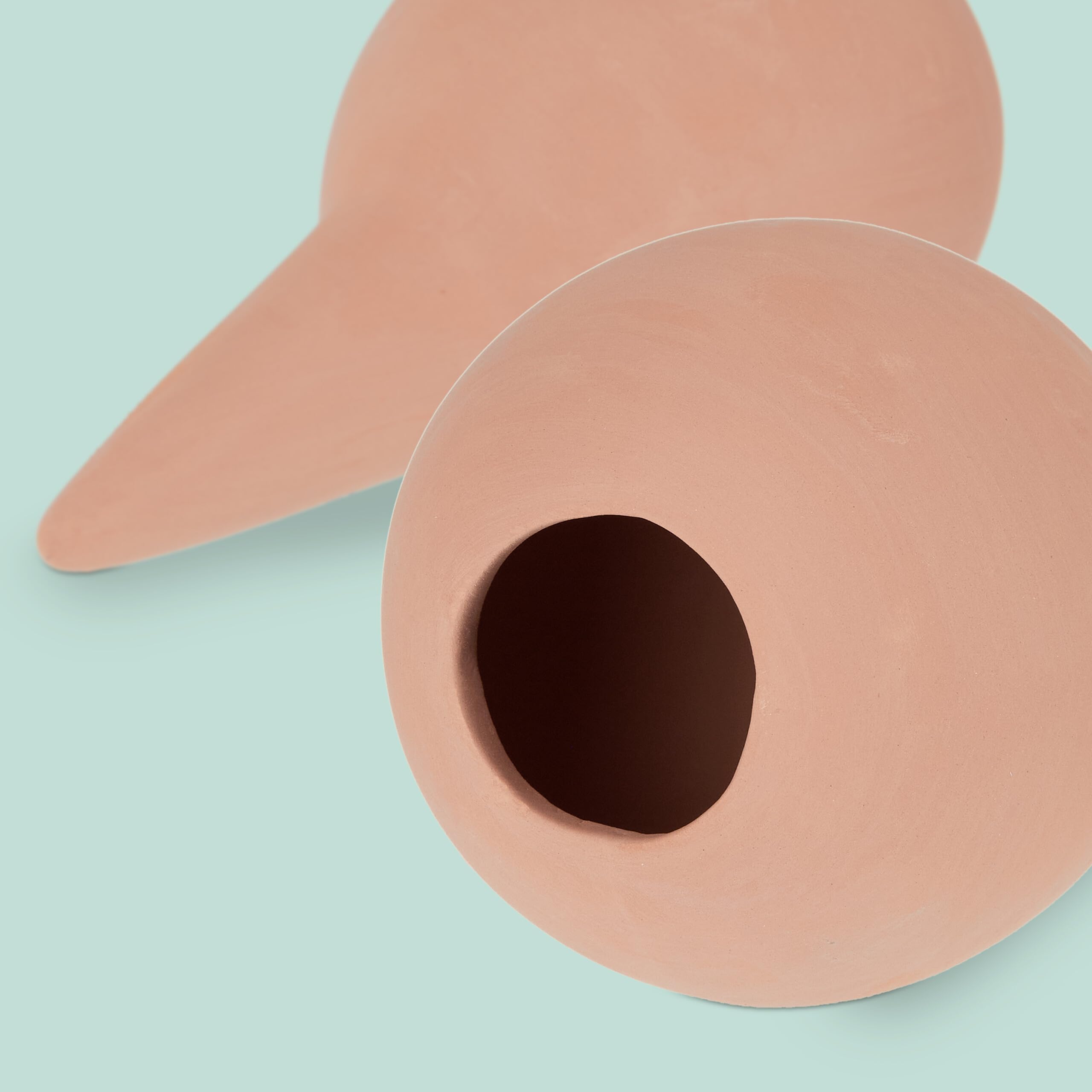 Relaxdays Arrosage en Terre Cuite, lot Pratique de 6, pour intérieur et extérieur, H x D : 11,5 x 6 cm, Marron