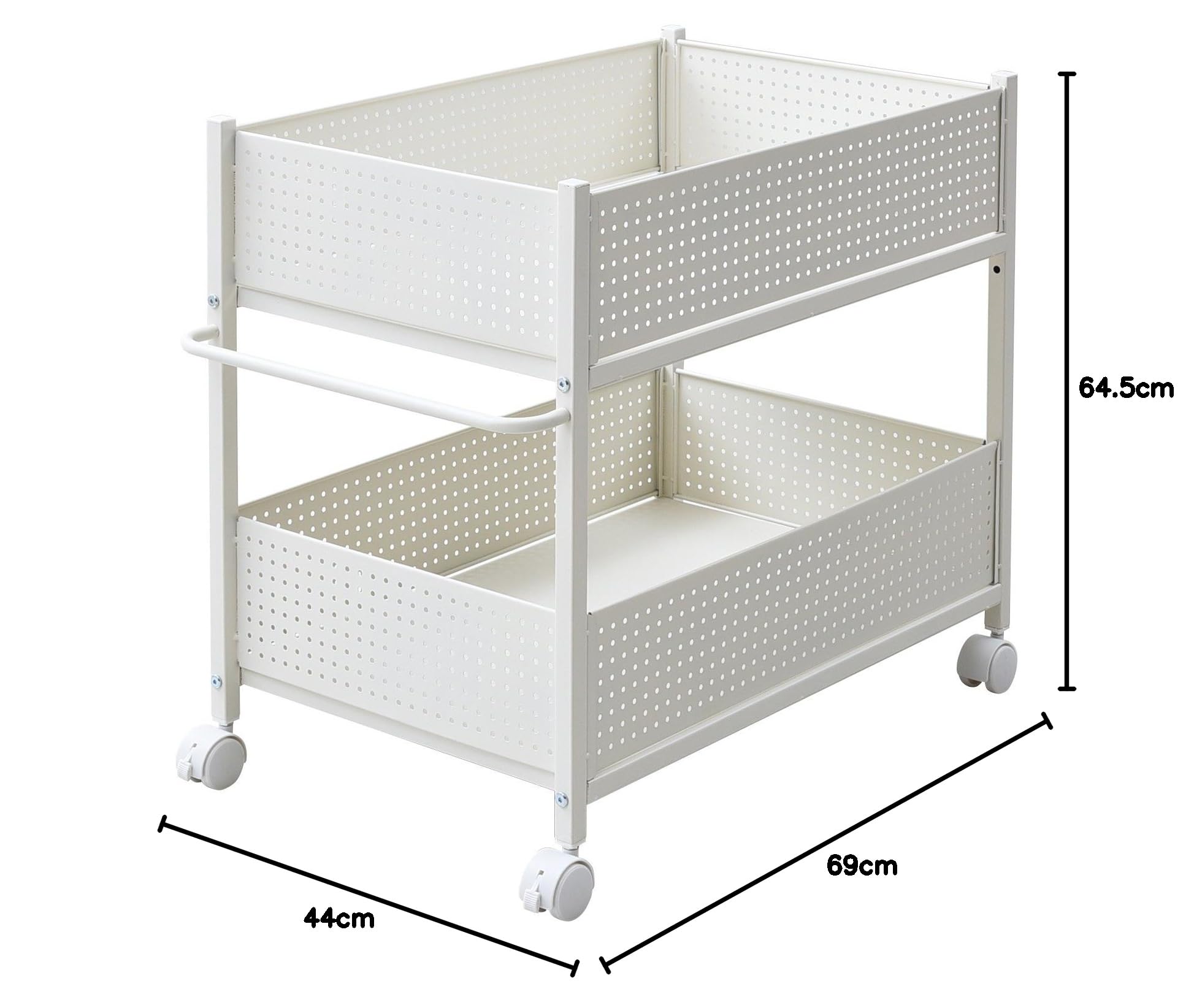 山善 押入れ収納 44×75×64.5 キャスター ホワイトOPR-7544 Amazon｜山善(YAMAZEN) 押入れ(クローゼット)収納 ラック 幅44×奥行75