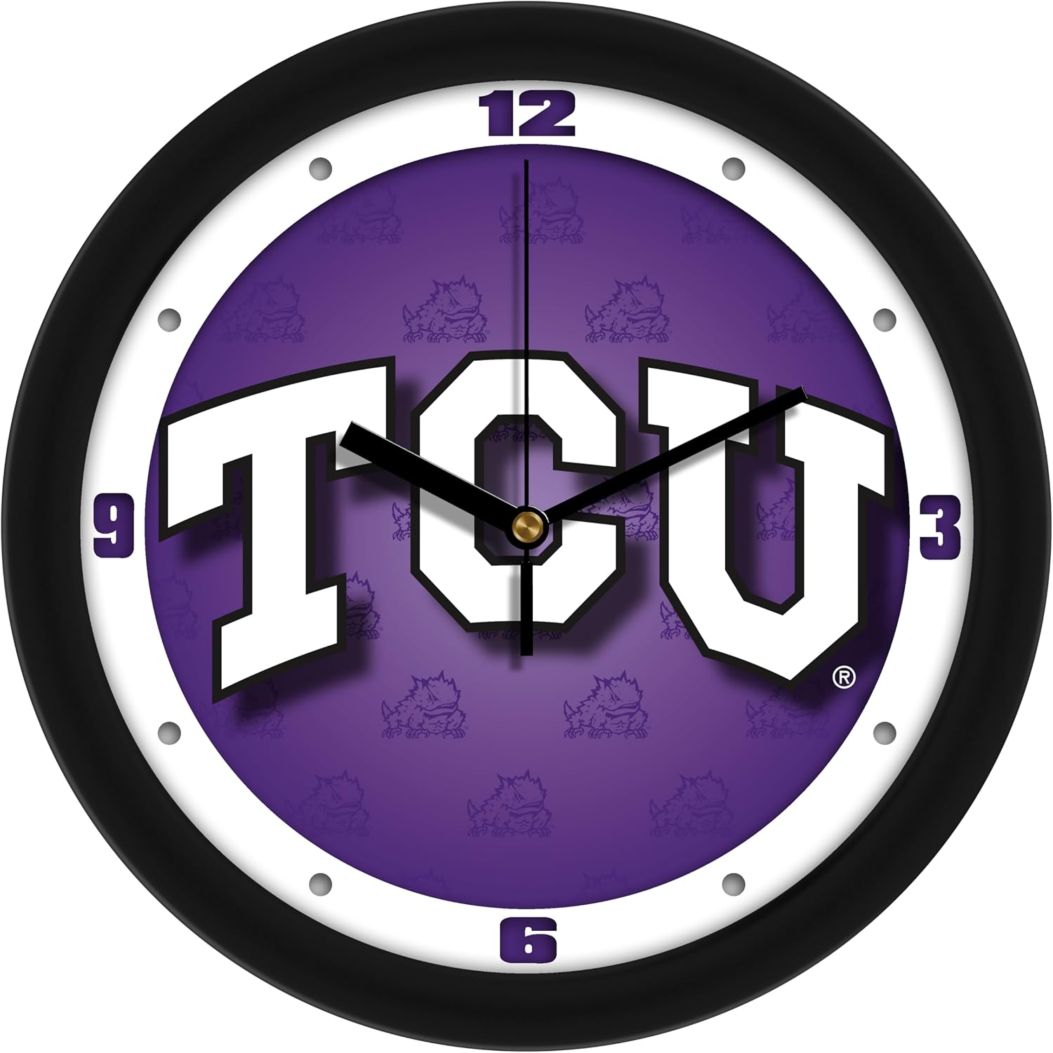 SunTime TCU Horned Frogs - Dimension Team Wall Clock