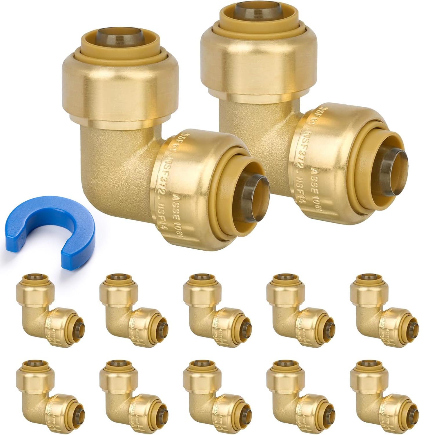 Waterline Push N' Connect 90-Degree Elbow, 1/2-in, 4-pk | Canadian Tire - View #8