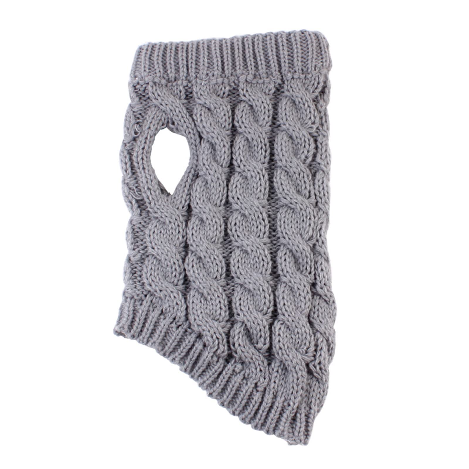 Kikbax 1 pièces Chien vêtements Chaud Pull en Tricot Chiot Tricot col roulé Pull vêtements Chien tricoté Manteau Pet Supplie (Color : 02, Size : L)