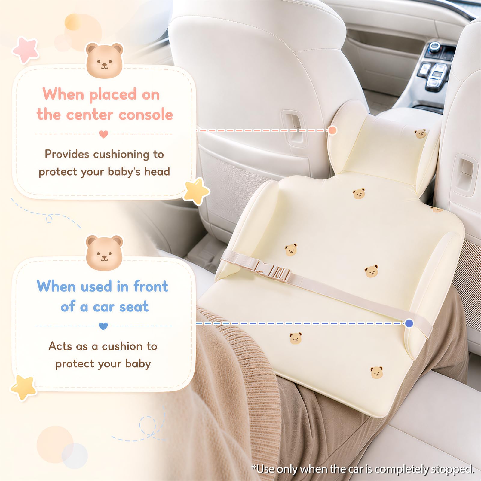 Cambiador de pañales portátil para coche, cambiador inteligente para bebé y cambiador de pañales de viaje, para recién nacidos, estación de cambio de viaje para bebé