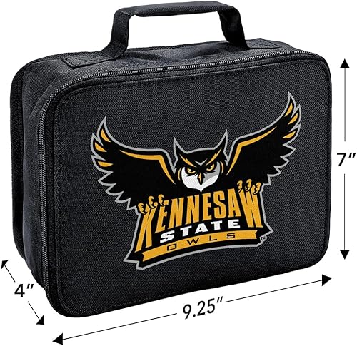 Miniatura 2 de Campus Lab Kennesaw - Lonchera con logotipo primario de la Universidad Estatal de Kennesaw, con aislamiento suave, reutilizable, para trabajo