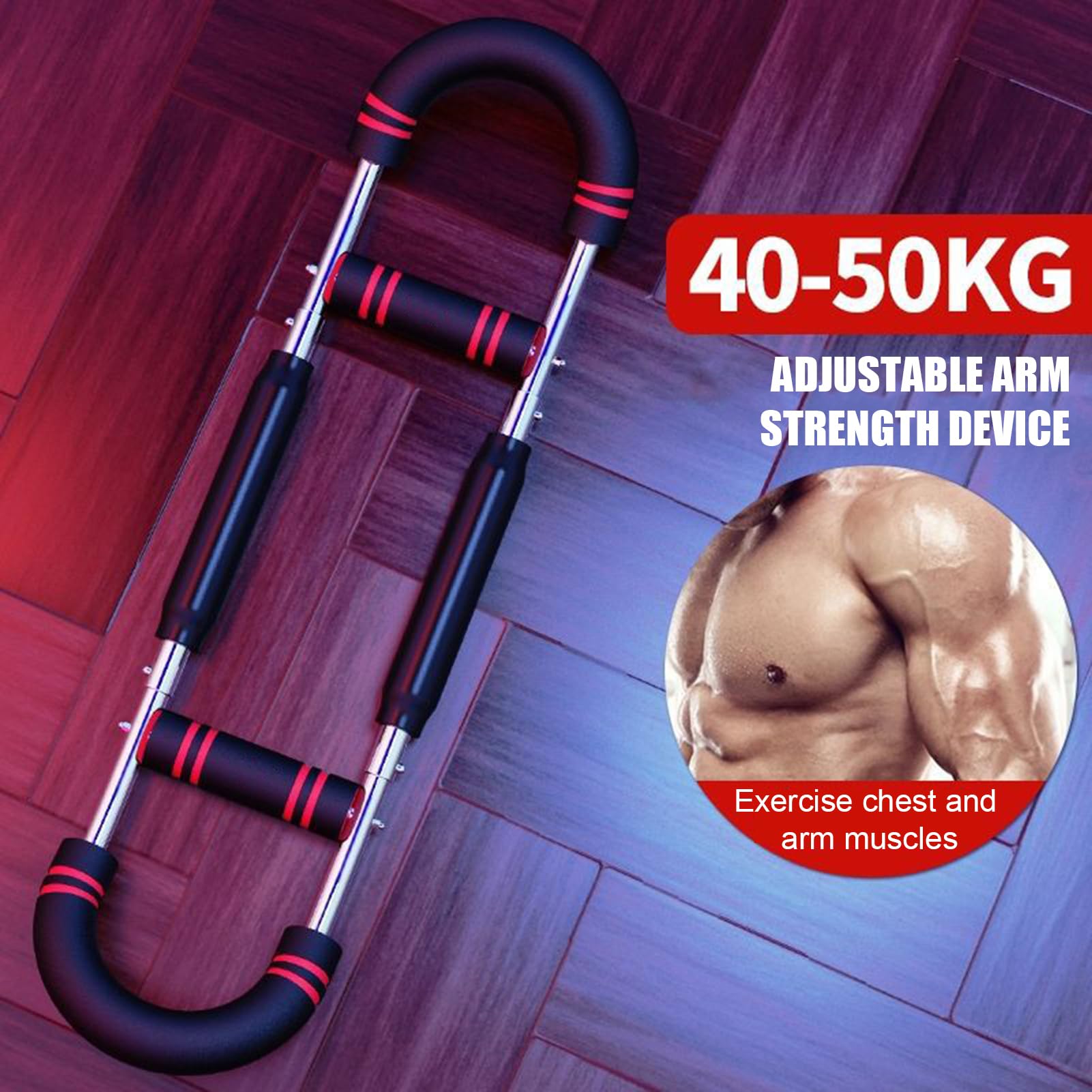 Twister Arm Exerciser z piankowym uchwytem regulowany sprężynowy drążek treningowy przedramię triceps wzmacniacz mięśni ekspander klatki piersiowej przenośny domowy sprzęt fitness