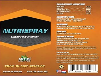 AP40005 Nutrispray 250ml Liquid Foliar Spray, Nutrient