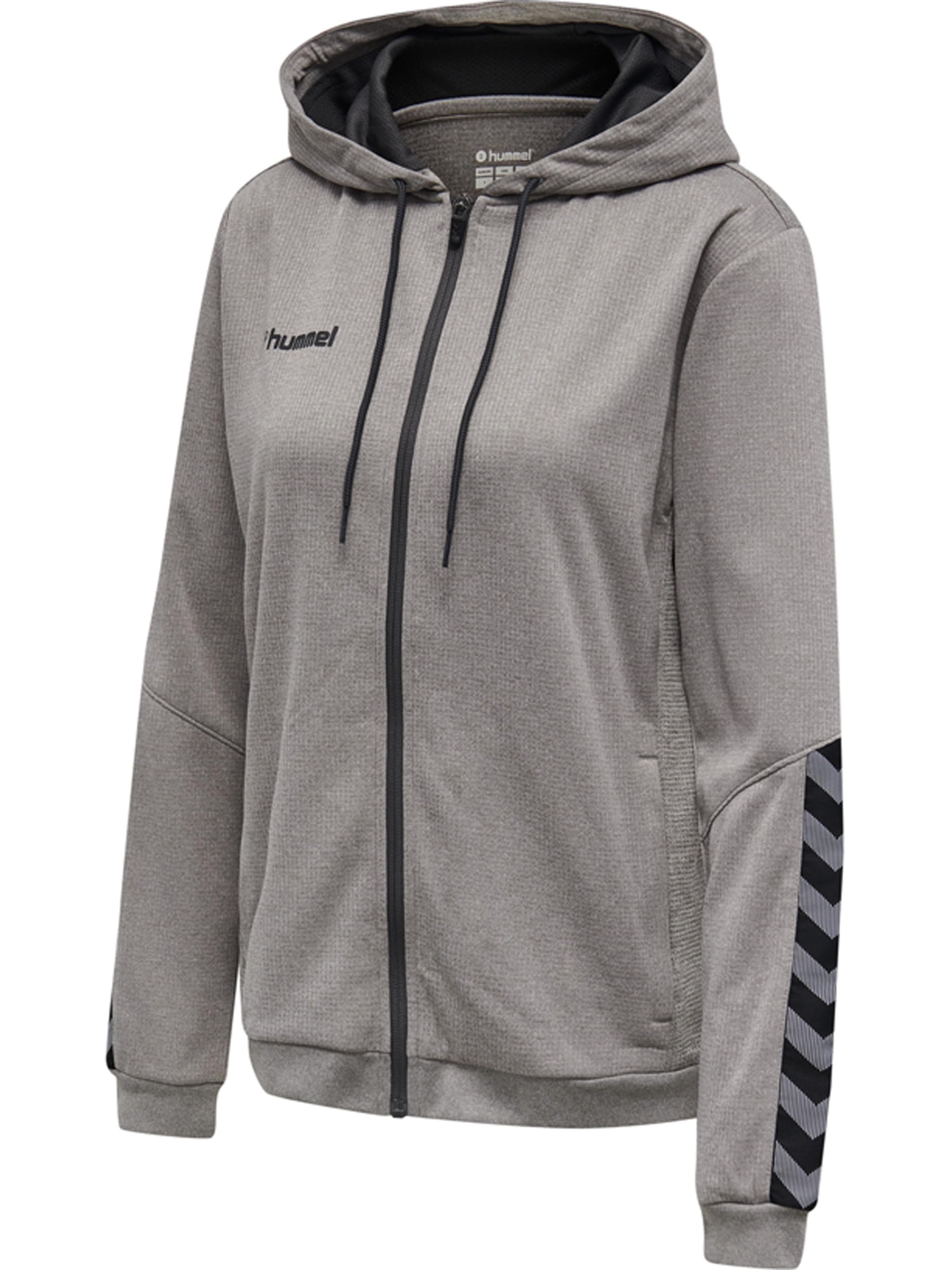 hummel Hmlauthentic Women's Grey Melange Hoodie