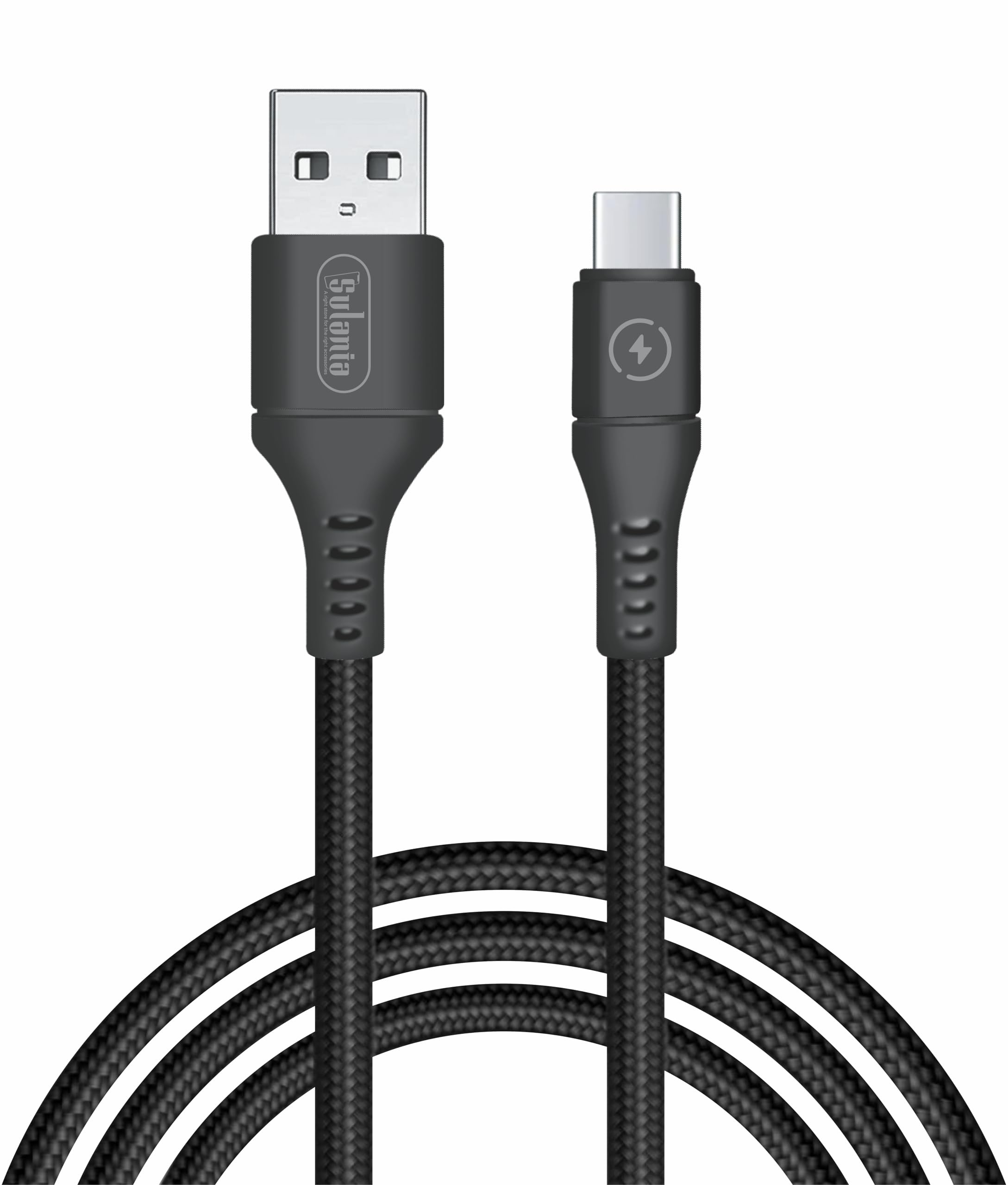 Sulania 3.5 Amp USB to Type-C Braided Charging Cable | Durable and High-Speed Charging Solution Compatible with All Android Mobile Devices for Efficient Power Delivery and Enhanced Durability (B0D9FJQL74) Amazon Price History, Amazon Price Tracker