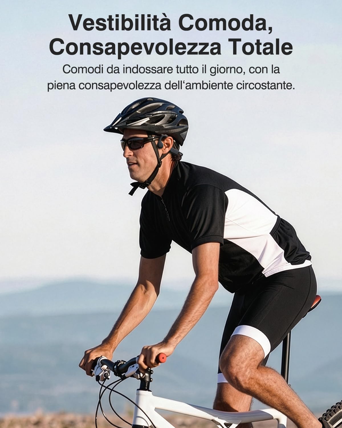 Cuffie Conduzione Ossea Nuoto IPX8, Bluetooth 6.0, MP3 32GB Memoria | 12 Ore Riproduzione Auricolari Conduzione Ossea per Nuoto, Fitness, Corsa e Bici