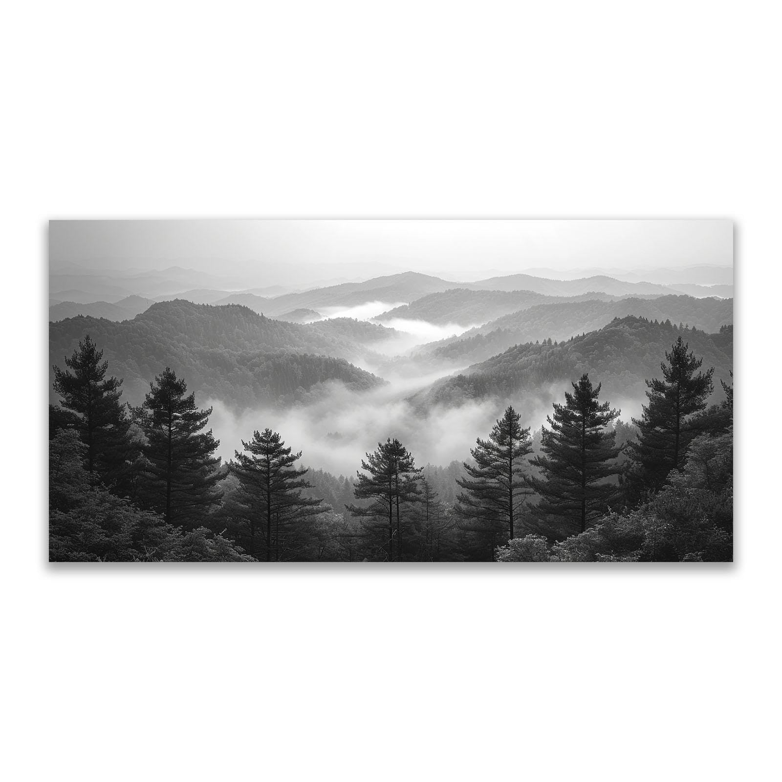 モノクロ 抽象　油彩画 山の風景　オリジナル　1点もの モノクロ 抽象 油彩画 山の風景 オリジナル 1点もの モノクロ 抽象油彩
