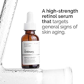 The Ordinary Retinol 1% in Squalane, High-Strength Retinol Serum for Anti-Aging and Skin Smoothing, 1 Fl Oz