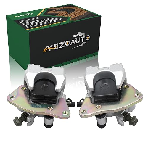 Front Left Right Brake Calipers&Pads for Yamaha Grizzly 600 YFM600