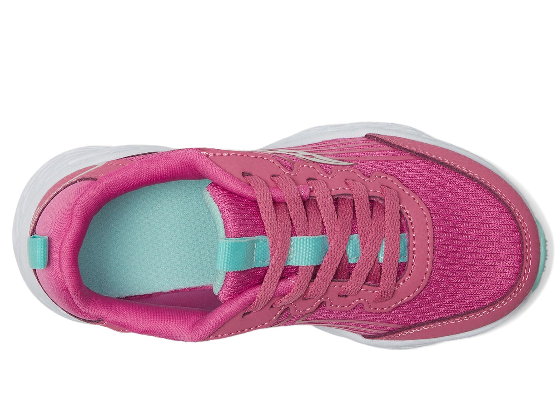 Saucony Wind 3.0 (Little Big Kid) Sneaker, Pink, 1 US Unisex